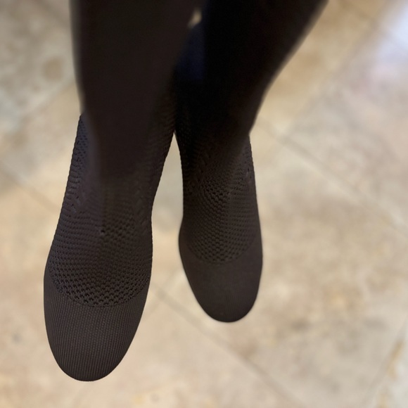 Gorgeous NWT Eileen Fisher Kasana Knee High  Stretchy Sock Boots - Picture 7 of 15